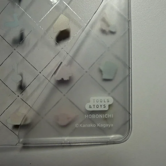 Hobonichi Bundle of Items A6 Cover with Cover on Cover Stalogy Grid Notebook - Picture 8 of 14